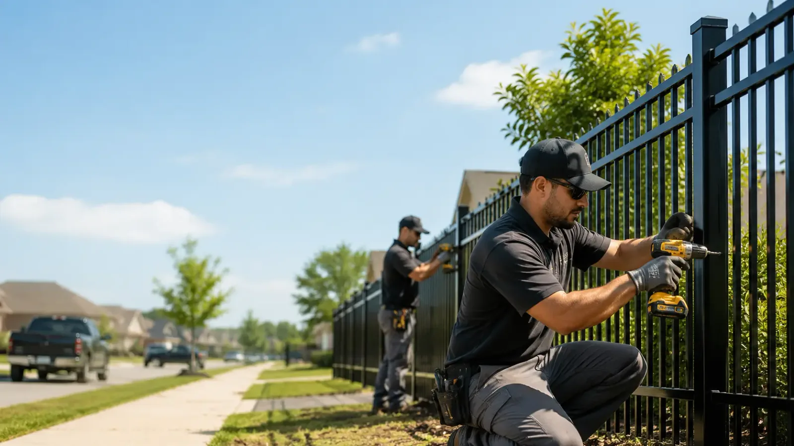 Metal Fence Installation in Leonard, MI